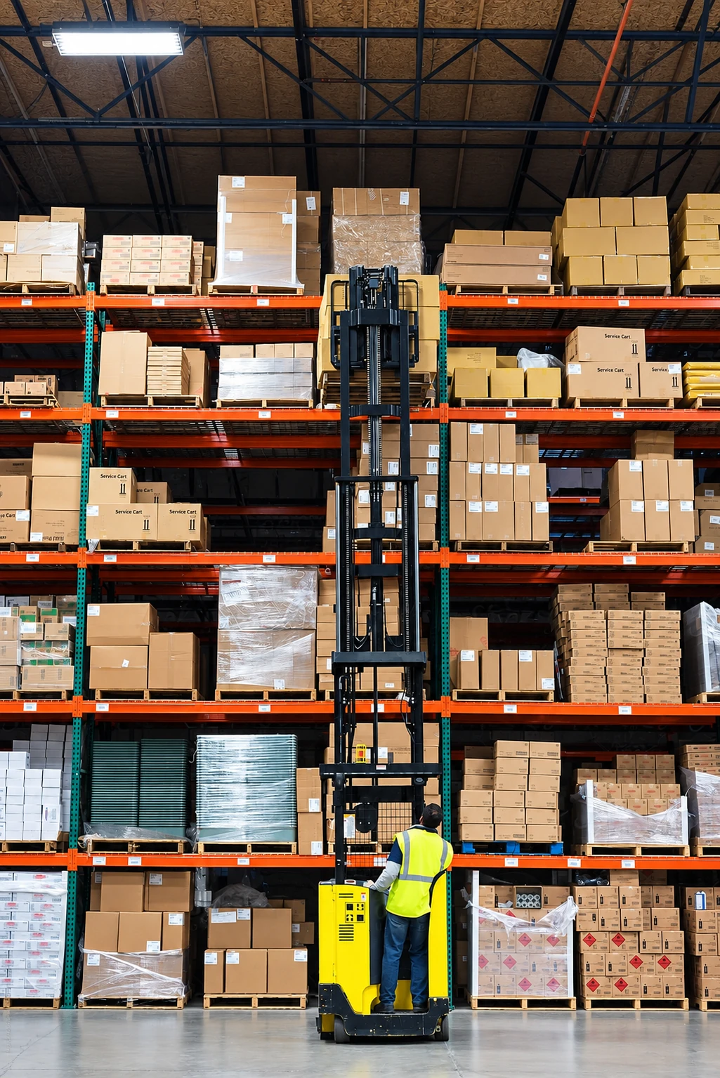 Almacenamiento y distribución en centro logístico